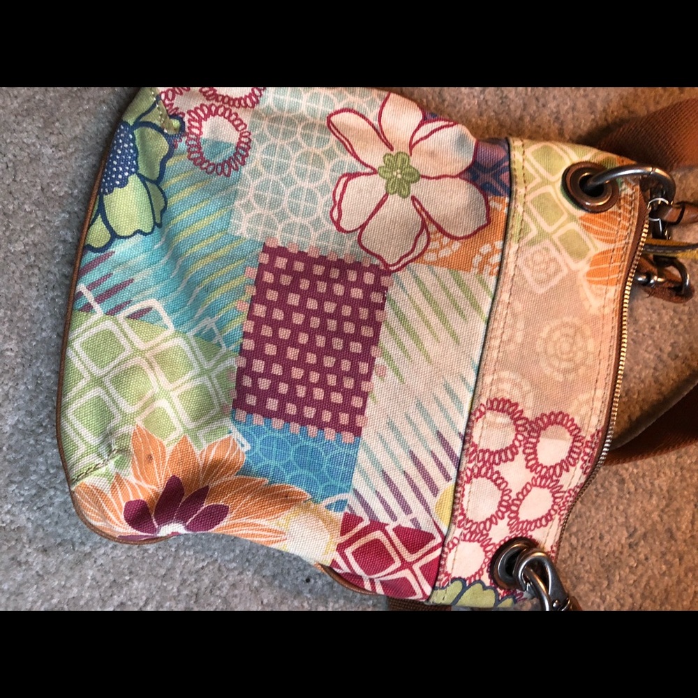 Fossil Multicolor Patchwork Shoulder Bag - image 2